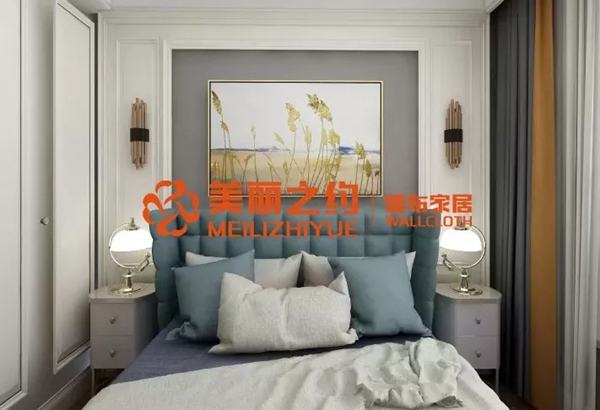 美丽之约墙布肤感膜系列，彰显轻奢风格内涵魅力