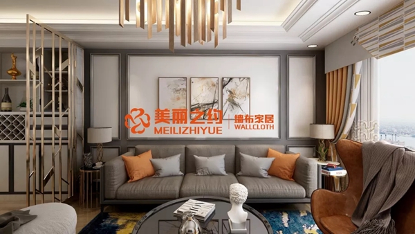 美丽之约墙布肤感膜系列，彰显轻奢风格内涵魅力