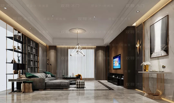 双羽木门极简柜类新品即将首发中国建博会(广州)