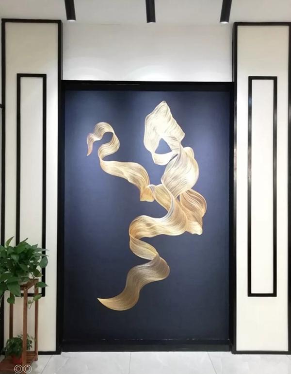 时代领绣墙布浙江奉化专卖店风貌一睹！