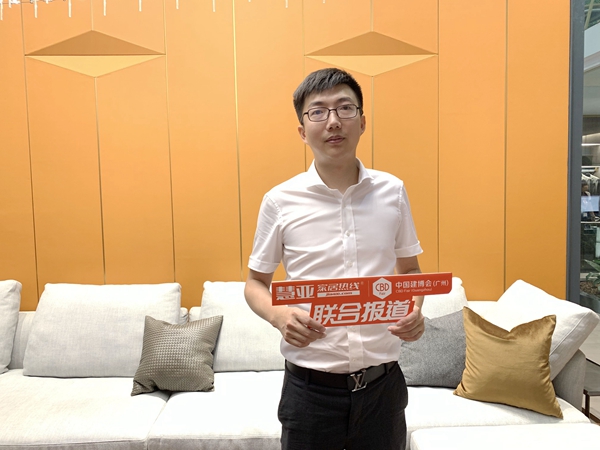2019中国建博会(广州)|欧雅纳特陶健永:轻奢品牌极具个性 2019中国建博会(广州)|欧雅纳特陶健永:轻奢品牌极具个性