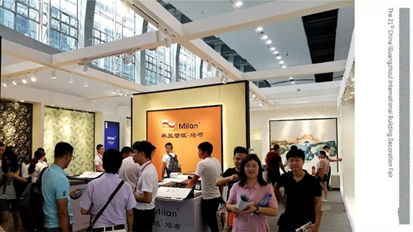 米兰壁纸·墙布携首发新品惊艳亮相2019中国建博会(广州),获好评无数 米兰壁纸·墙布携首发新品惊艳亮相2019中国建博会(广州),获好评无数