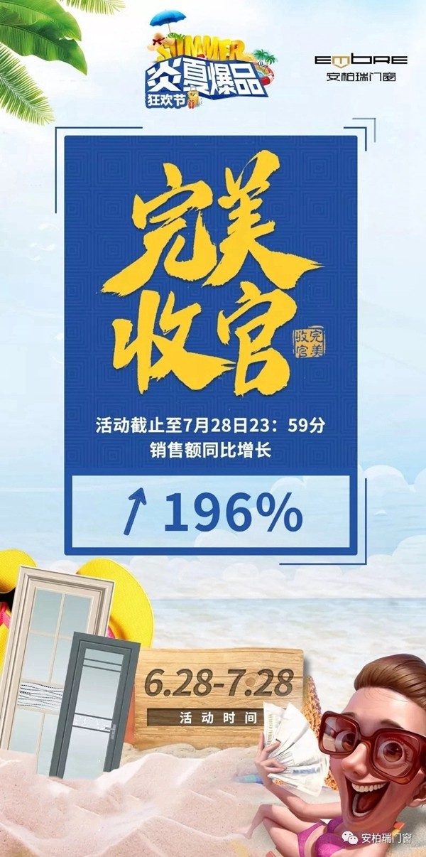 安柏瑞门窗“炎夏爆品狂欢节”全国联动活动圆满收官