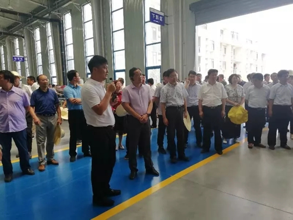 天东门窗迎接宿州市委常委、区委一行莅临考察