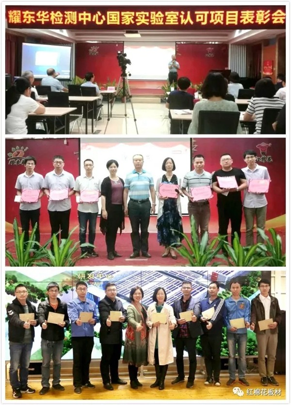 红棉花板材检测高质量，CNAS体系被国家认可委认可