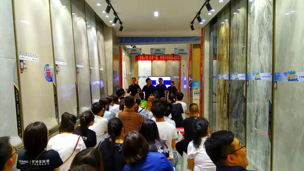 欧神诺陶瓷区域共进团火力全开 赋能终端