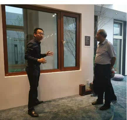 森鹰铝包木门窗迎接中国被动式建筑联盟轮值主席一行考察交流