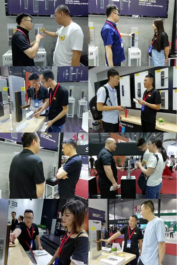 KUB智能锁带您一起回顾在广州建博会的精彩瞬间