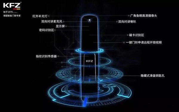 KFZ智能锁将携全新升级智能锁亮剑2019中国建博会（广州）