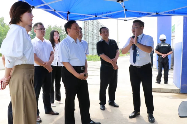 金鹏控股集团迎接枣庄市领导一行莅临考察指导