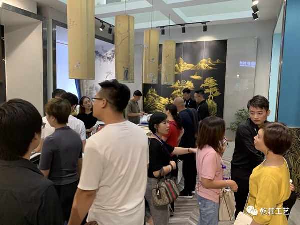 乾庄刺绣深圳家纺展完美收官 与您相约上海墙纸墙布展