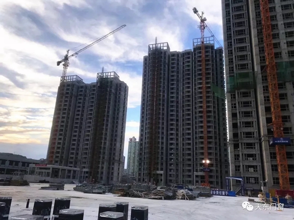 天东门窗顺利完成吕梁新城壹号商品住宅楼门窗工程