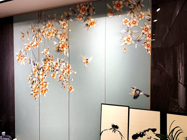 上海墙纸墙布展丨乾庄刺绣汪建卫:帮助经销商建立设计师渠道