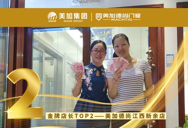 美加德尚门窗2018年度金牌店长TOP3名单正式出炉
