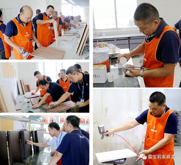 嘉宝莉家具漆第2期价值涂装实战培训圆满结束