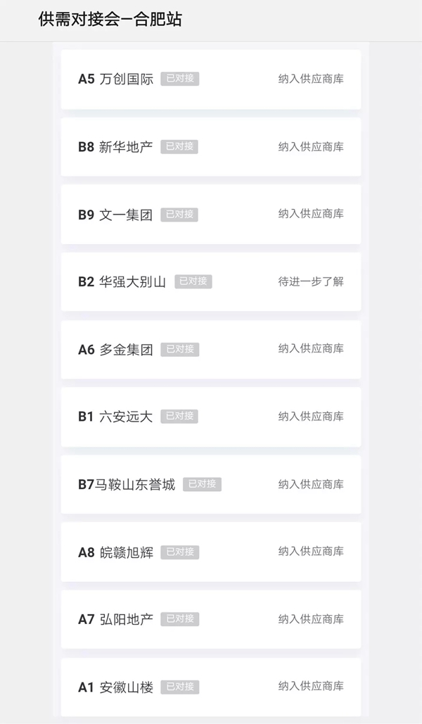 金迪木门受邀参加2019合肥房地产供需会