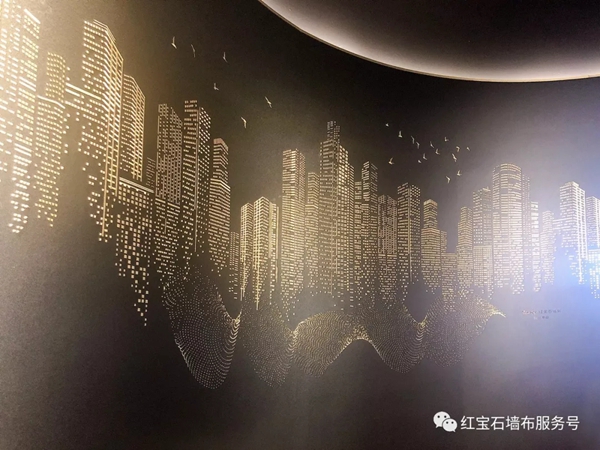 红宝石墙布上海展会首战告捷 尽显轻奢品味的世界