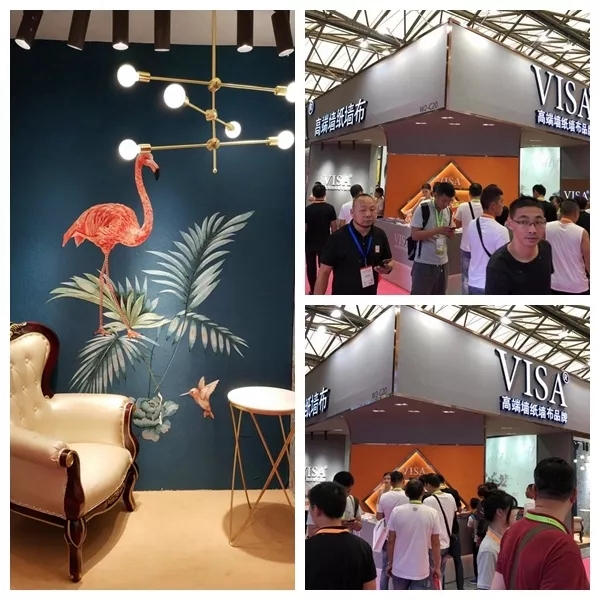 VISA高端墙纸墙布上海展大放异彩 获新客户认可和加盟 VISA高端墙纸墙布上海展大放异彩 获新客户认可和加盟