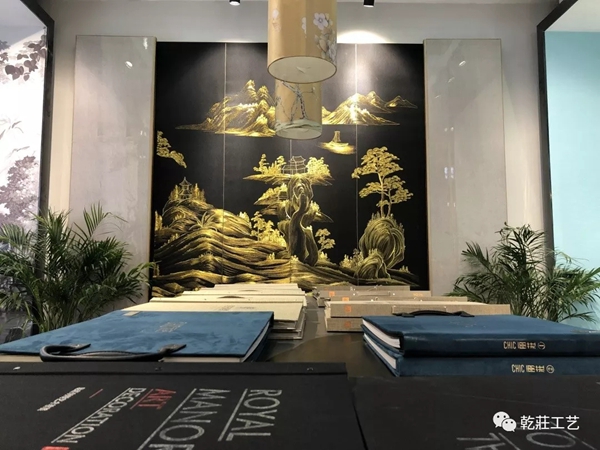 乾庄刺绣深圳家纺展完美收官 与您相约上海墙纸墙布展