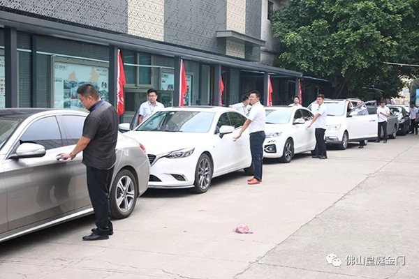 皇庭金门举行销售精英特种兵出征仪式