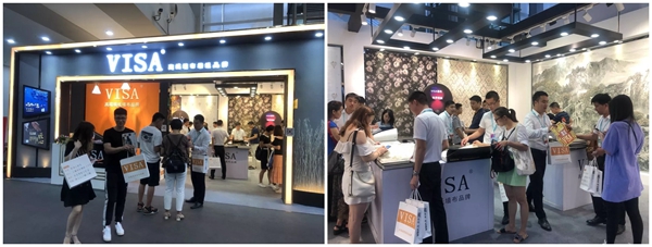 VISA高端墙纸墙布深圳展收获颇丰 与您相约上海布艺展