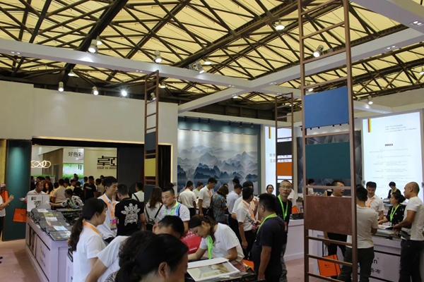 米兰壁纸·墙布携多款2019秋季重磅新品燃爆上海展会