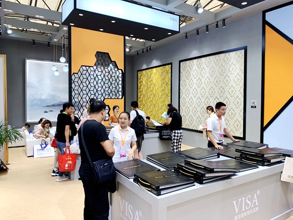 上海墙纸墙布展丨VISA高端墙纸墙布常亮：提升品牌附加值