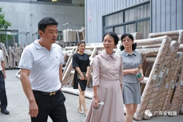 安柏瑞门窗迎接佛山市人大常委会副主任一行莅临指导