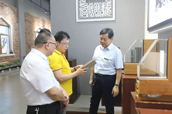 科饶恩门窗迎接湖南省政府原副秘书长一行莅临指导
