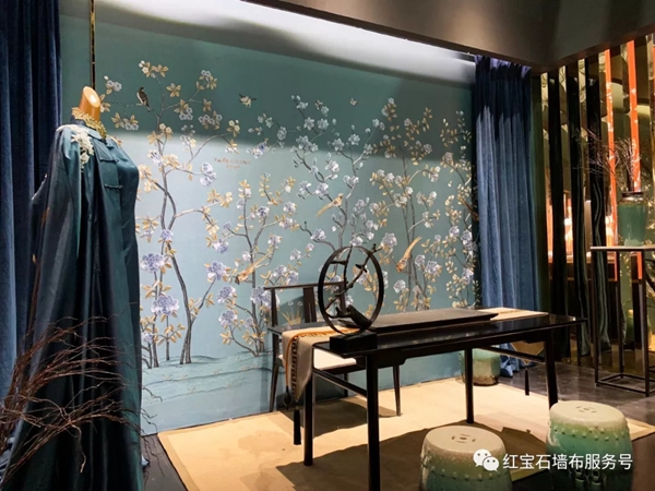 红宝石墙布上海展会首战告捷 尽显轻奢品味的世界