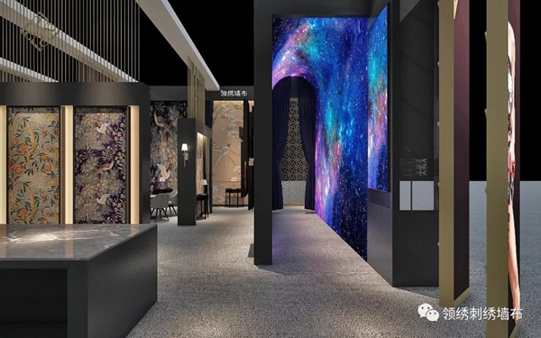 领绣墙布2019上海墙纸墙布展霸气来袭 全新实力演绎大牌魄力