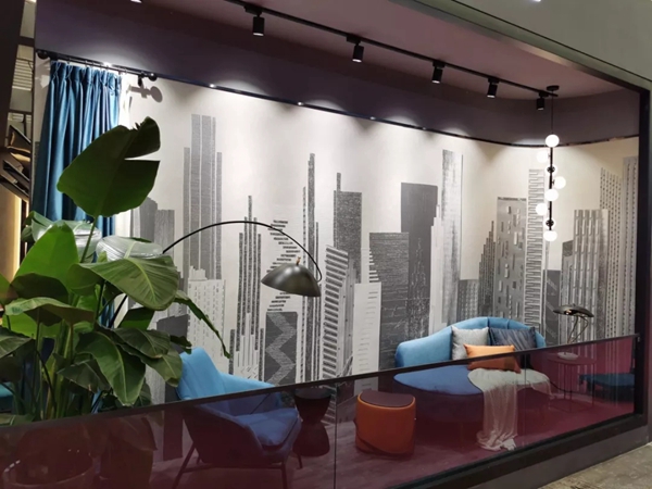 可罗雅墙布2019上海展展馆国际范爆棚 携同新品革命性颠覆