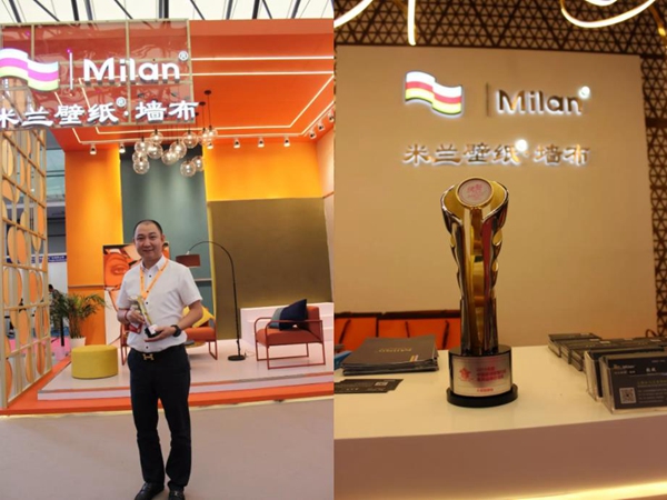 米兰壁纸·墙布携多款2019秋季重磅新品燃爆上海展会