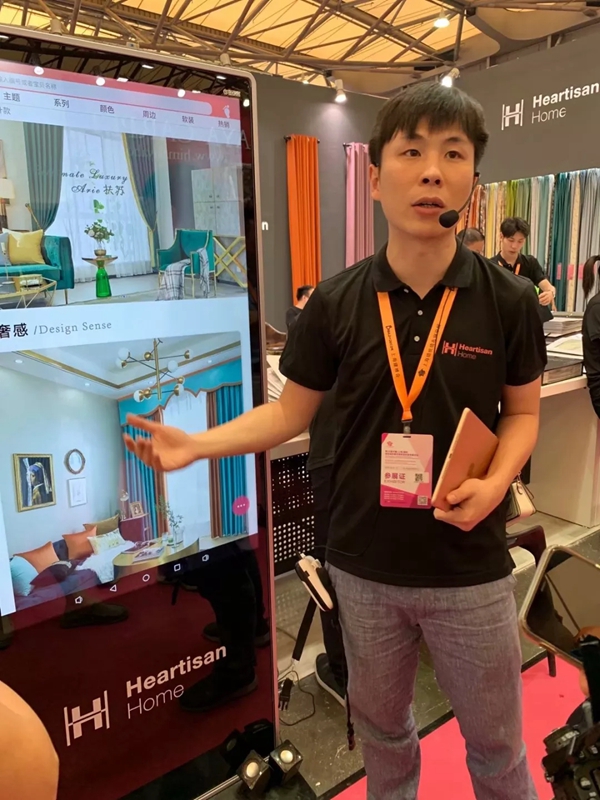 女神家APP成上海软装展爆款 让窗帘生意更好做