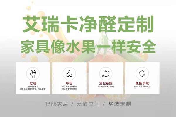 艾瑞卡全屋定制健康净醛板材 让家居环保健康