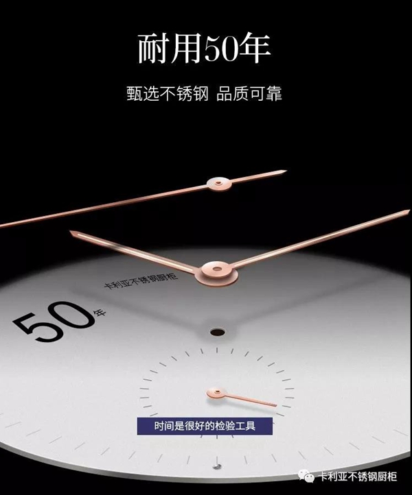 CANLiA卡利亚不锈钢橱柜春华秋实 真贵于芯