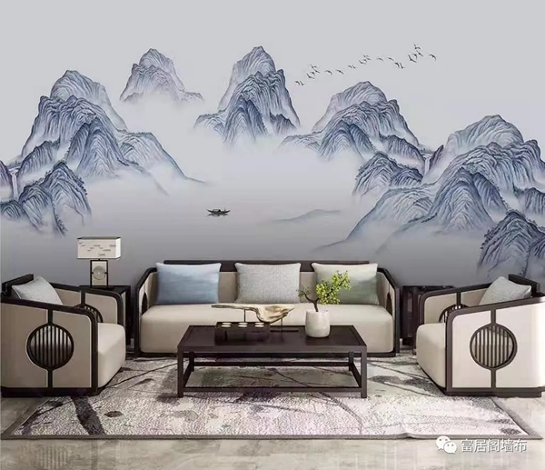 富居阁墙布F61号本：简约现代中式 诠释传统家居文化精髓