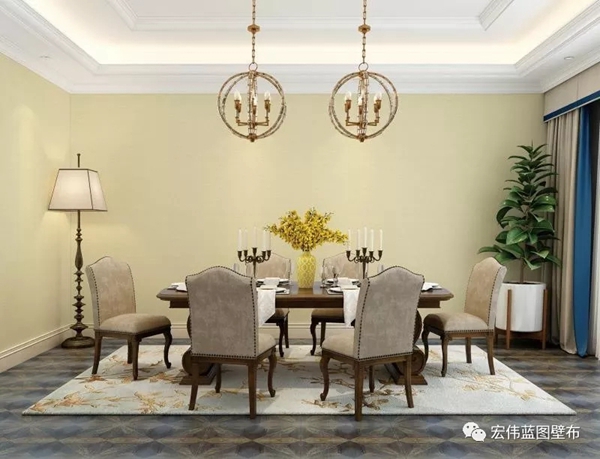 宏伟蓝图壁布告诉你素色墙布有什么优势