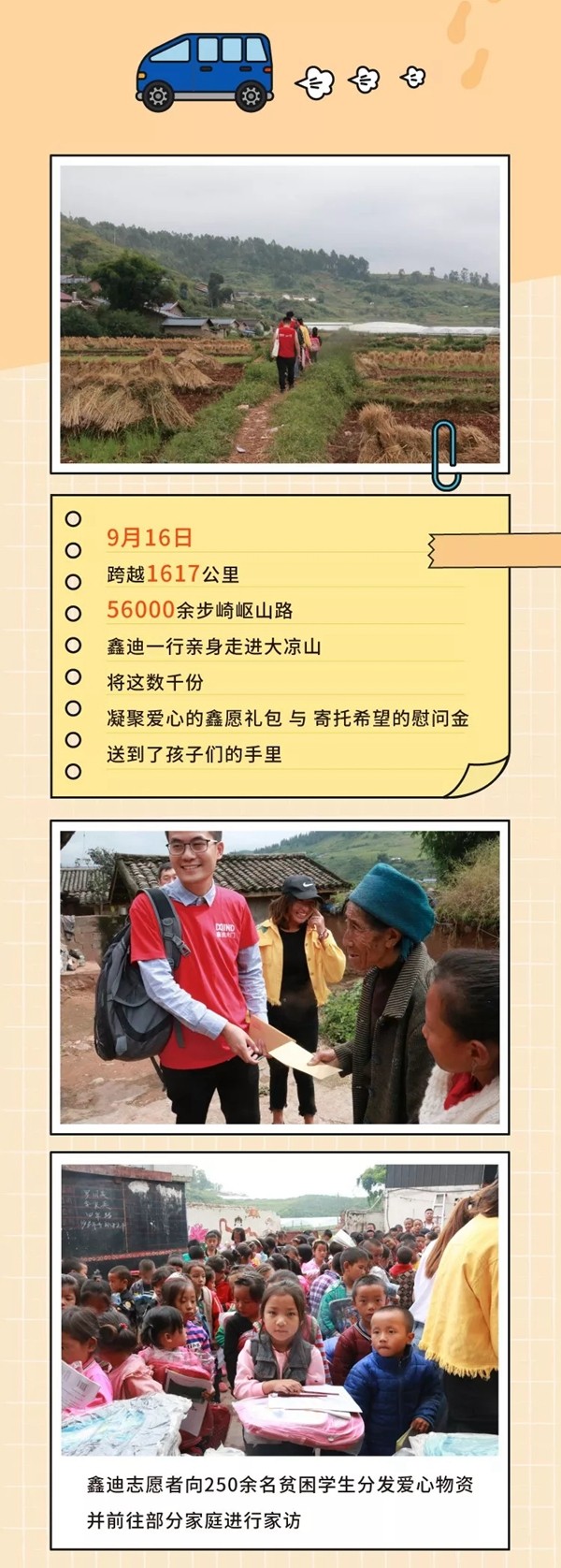 鑫迪木门与爱同行 为美好助愿