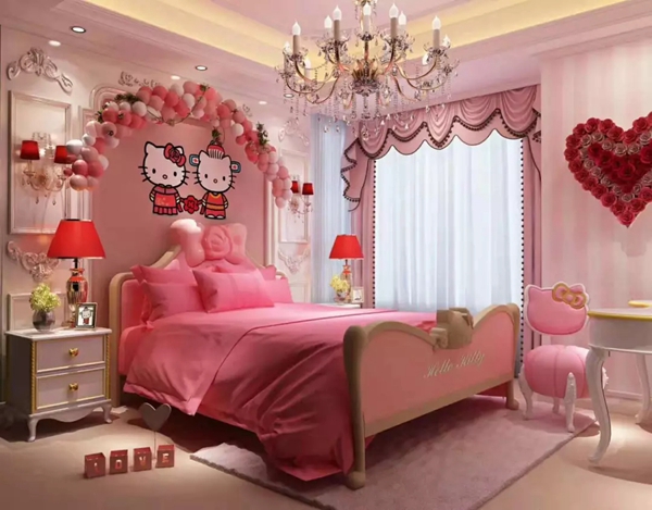 HELLO KITTY家居空间风格介绍 让童年梦想照进现实