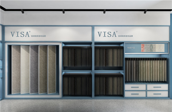 VISA墙布2.0专卖店上新 原来墙布专卖店可以这样装
