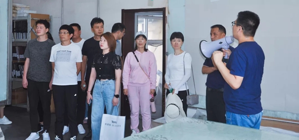 特普丽墙纸布艺迎接居然之家八角店与爱家联盟莅临参观