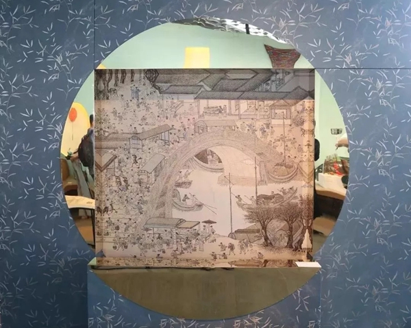 汇明A+墙布《清明上河图》应邀参展展览活动