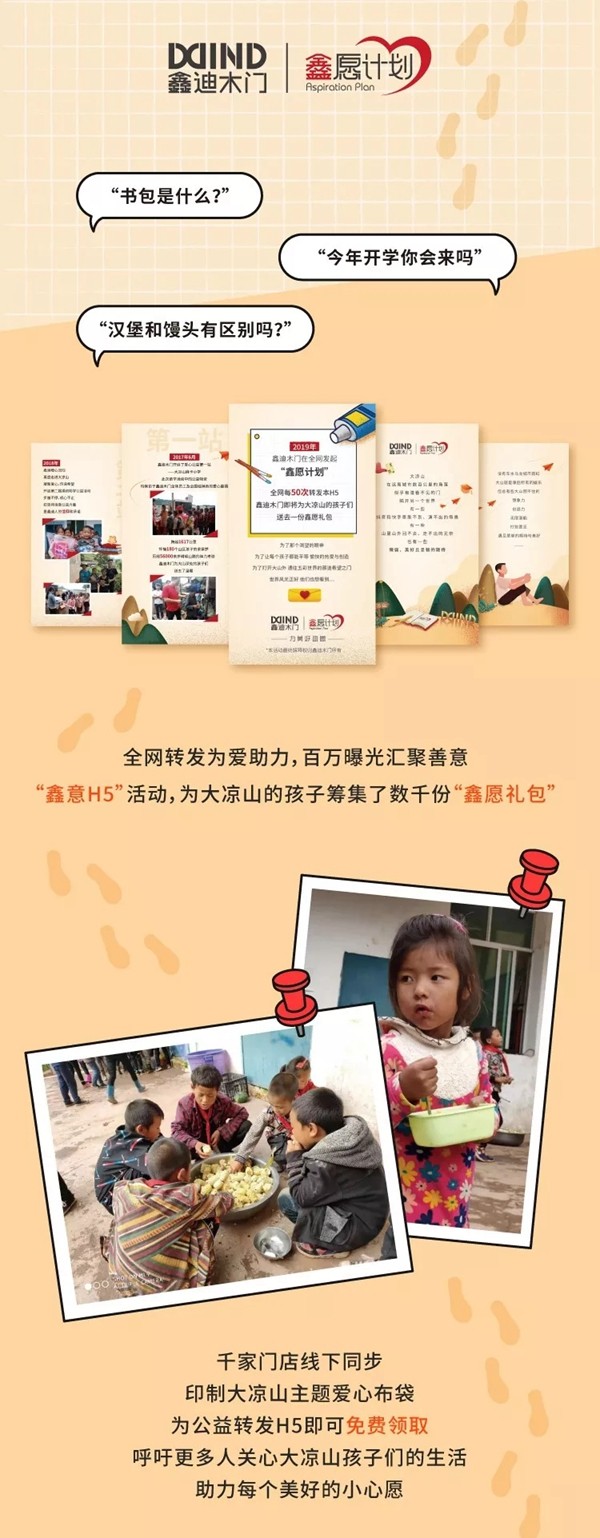 鑫迪木门与爱同行 为美好助愿