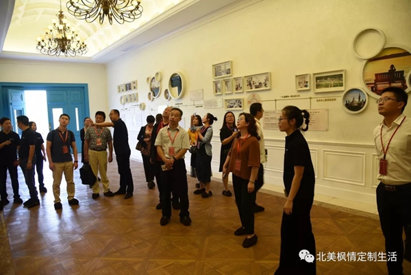 中国林产工业协会考察采风团走进北美枫情木业