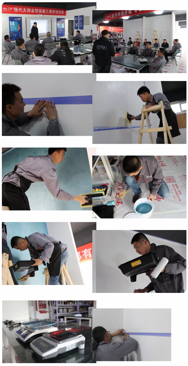 阿贝罗尼现代大师墙艺师培训暨金管家施工服务培训如期举行