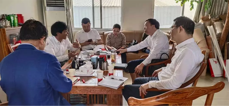 顾家木门迎接江山市常务副市长刘明鹤一行莅临调研