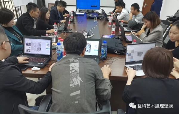 瓦科艺术肌理壁膜营销设计培训课郑州站成功举办