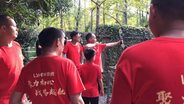 丽绣云感亲肤墙布国庆假期团建活动完美收官