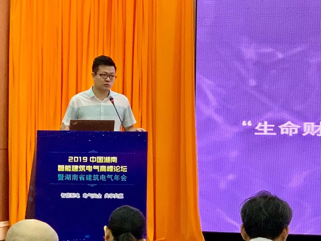 HDL副总裁何检湖南智能建筑电气高峰论坛